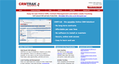 Desktop Screenshot of crmtrak.com