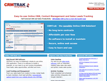 Tablet Screenshot of crmtrak.com